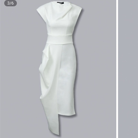 White midi dress - Picture 2 of 6